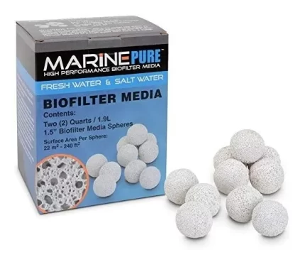 marine pure esferas hasta para 500 litros flitracion biologica