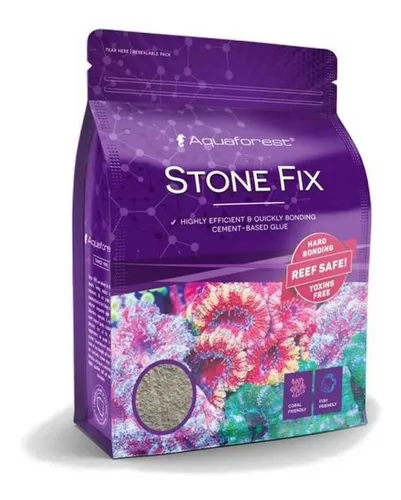 pegamento stone fix 1.5 kg aquaforest pega roca