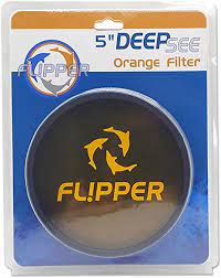 filtro naranja 5" para lupa vista de corales flipper deep see magnetic 5″